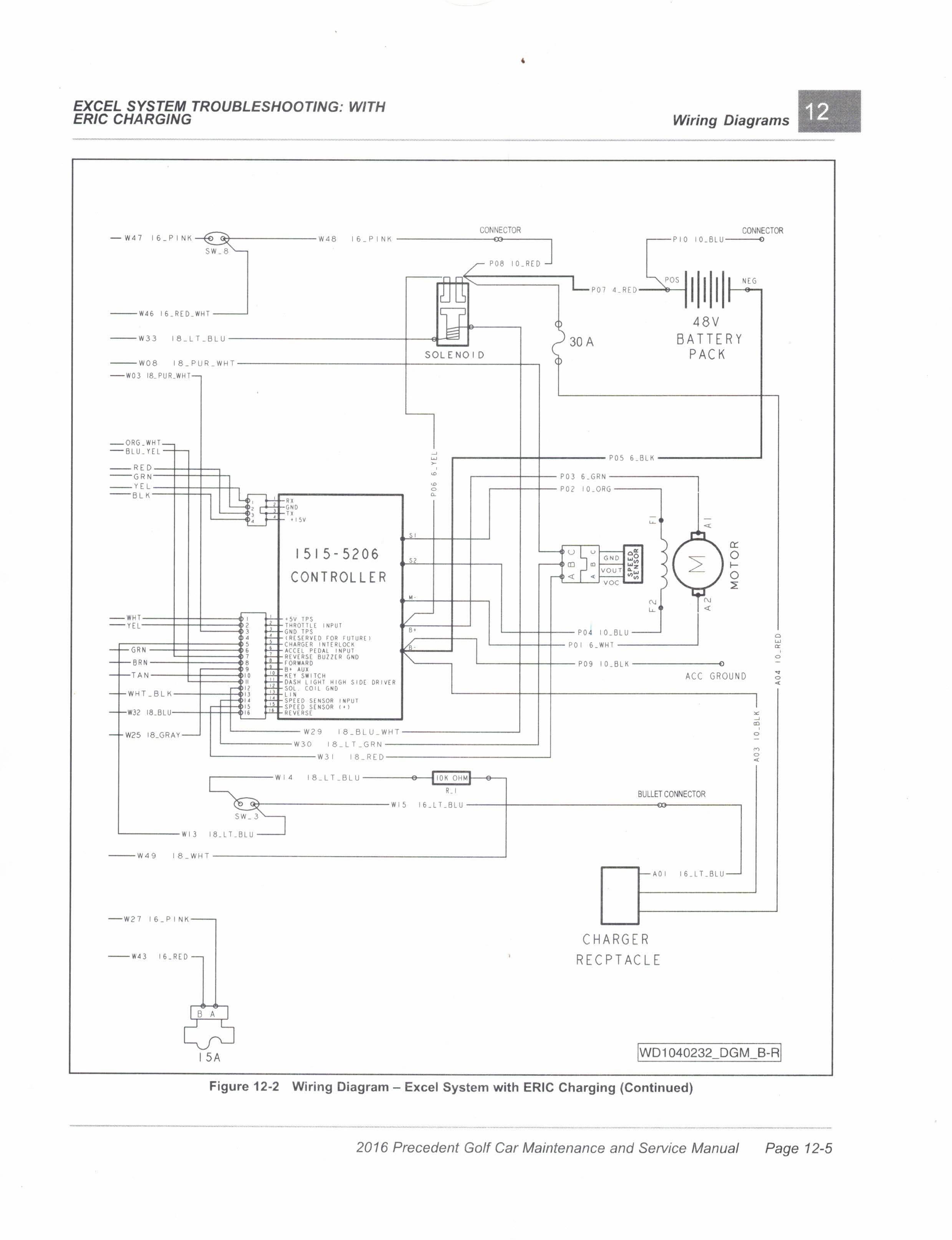 Club Car Precedent and DS Wiring Diagrams, Owners Manuals, Curtis 1515 Controller Sheets ...